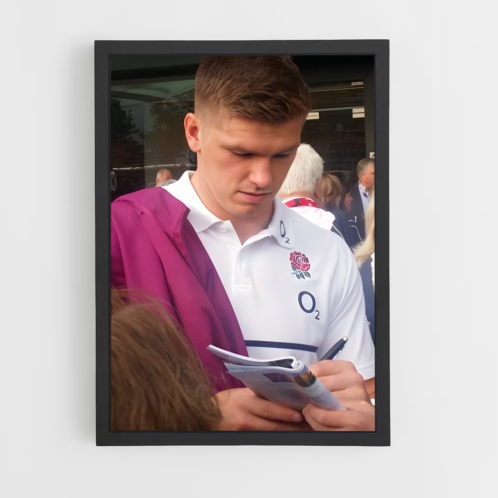 Poster Owen farrell jacket – affiche Rugby (vue 2)